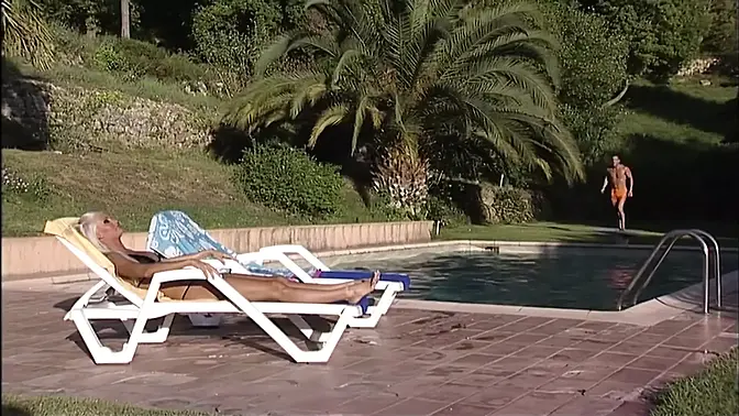 Sensual widow seduces with her super hot body