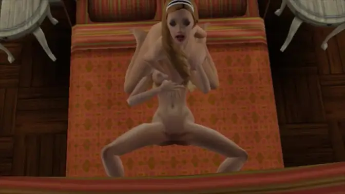 Animated princess gets gangbanged in her castle