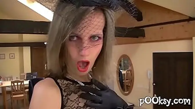 Sensual French MILF in sexy lingerie