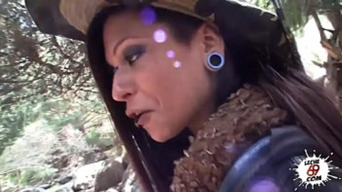 Fucking in the mountains with a porn star