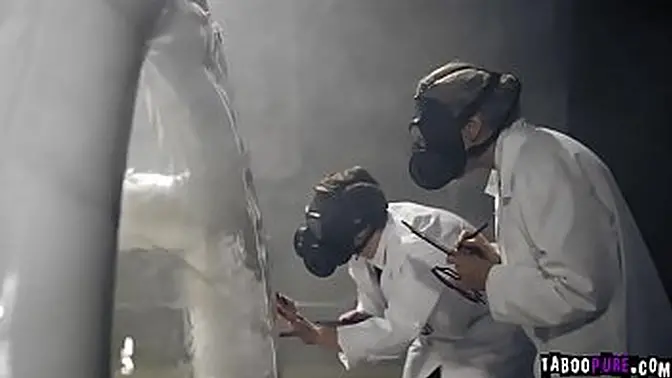 Sci-fi babe Maya Kendrick gets pounded and creamed by Derrick Pierce