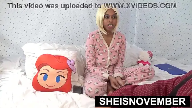 Blonde babe gets deep fucked in missionary and gives a POV blowjob