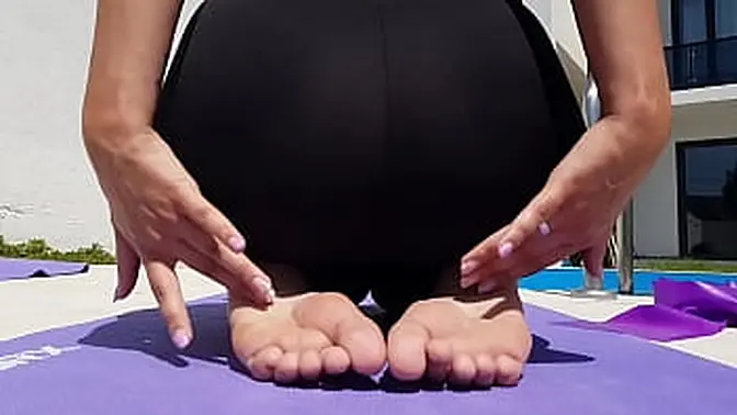 JOI during yoga class