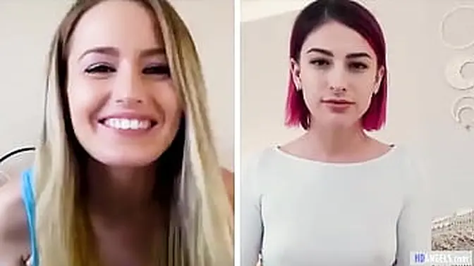 Two brides-to-be webcam masturbate each other on wedding day