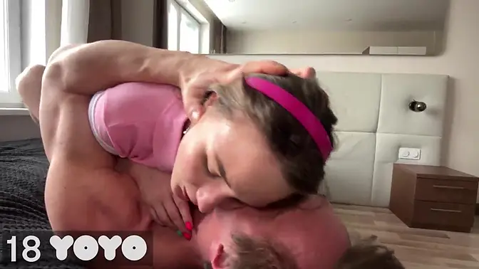 Step daughter rides her hunky stepdad's long, hard dick