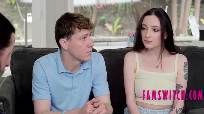 Stepdaughter seduces wife in hot swap scene