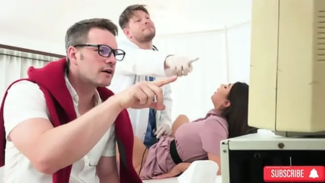 Horny Hospital Nurse takes a creampie