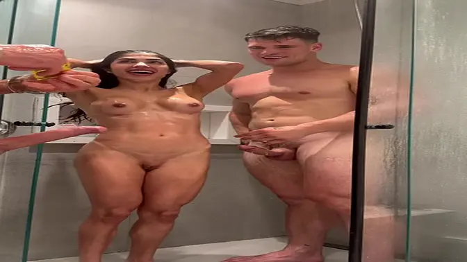 Selena Garcia takes double penetration from Malik Delgaty