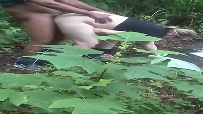 Forest nymph gets wild with a stranger