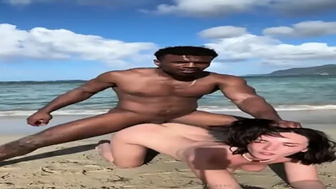 Interracial Beach Sex - Ewe Sweet