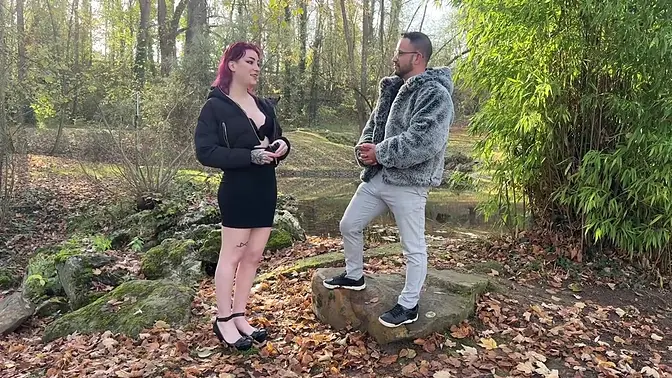 French MILF Ruby Rossini shows off big tits and eats pussy