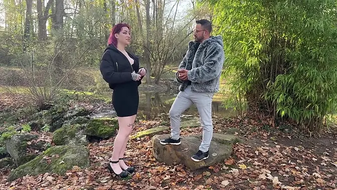 French MILF Ruby Rossini shows off big tits and eats pussy