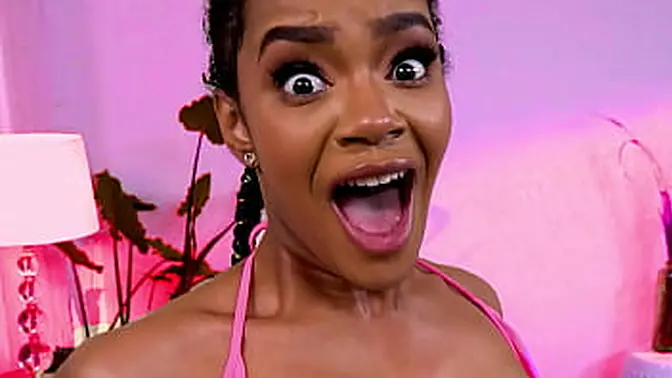 Ebony amateur really enjoys being fucked that hard - black porn