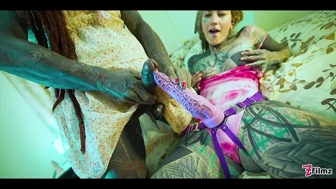 Hardcore Tattoo Couple Femdom