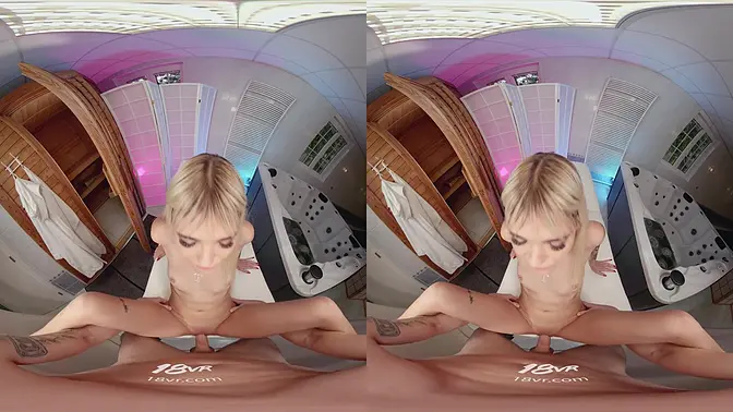 Luna B-Bunny gets fucked while in the sauna