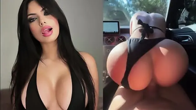 Plump Ass Baddie Jiggles on His Dick