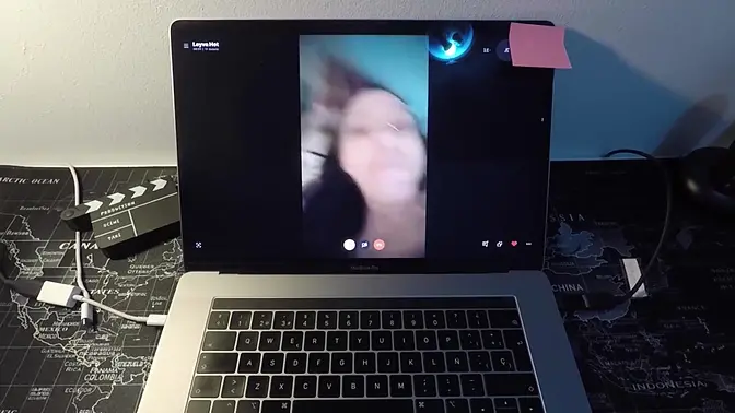 Leyva Hot Ctdx teases fans with shaved pussy and big tits on webcam