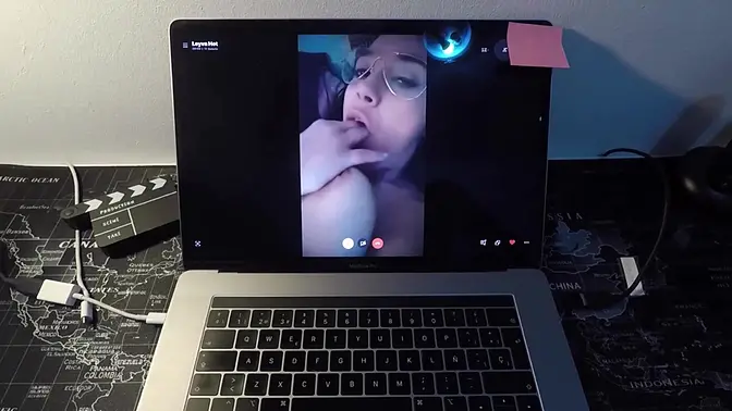 Leyva Hot Ctdx teases fans with shaved pussy and big tits on webcam