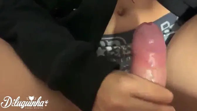 Brazilian lesbian's first time fucking a man