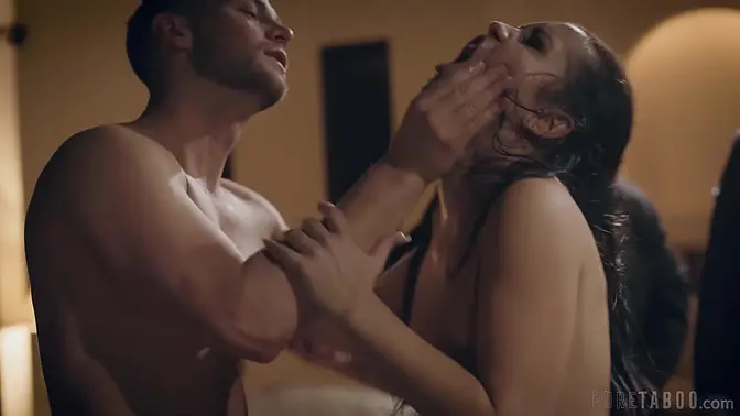 Alina Lopez and her gang fuck one lucky guy