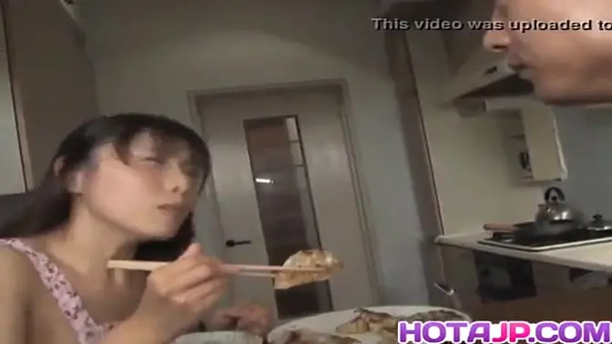 Shaved Japanese wife Momo Aizawa gets her pussy licked and fucked