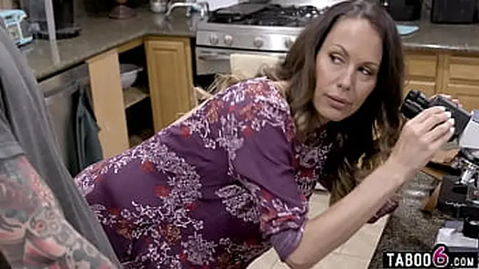 Busty MILF Mckenzie Lee gets anal fucked by a younger stud