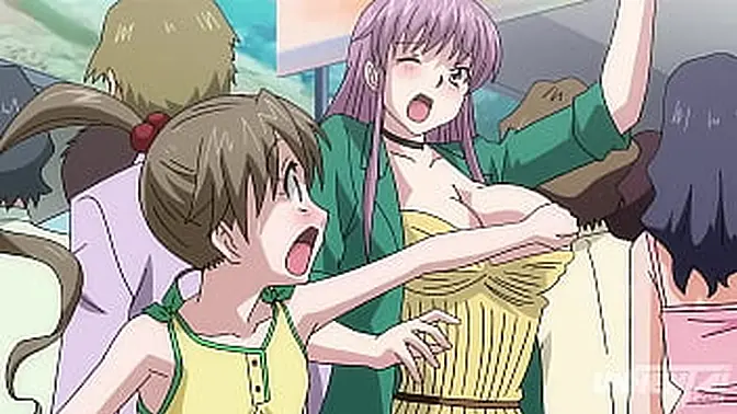 Young Japanese babe gets fucked in the subway by pervs