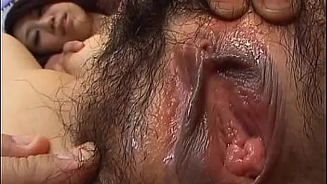 Asian MILF Fuuka Takanashi in bikini gets DP'd hard