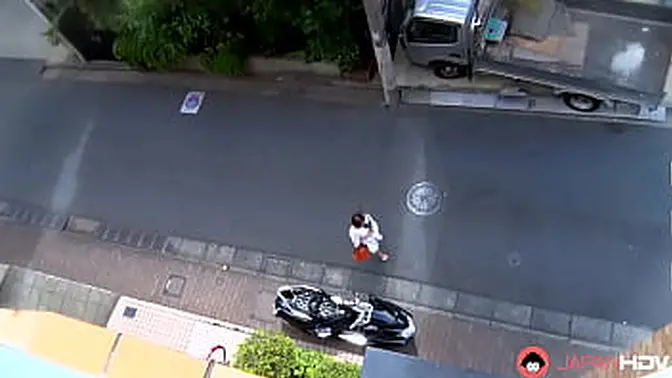 Japanese MILF fingered and jills in threesome