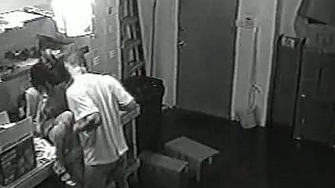 Hidden Camera Caught At Work Two Guys Fuck