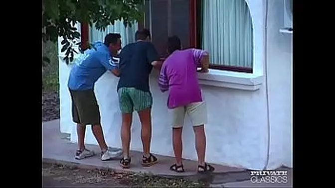 Busty blonde Gabriella Tchekan takes on big cock DP