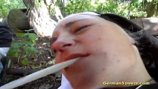 Public pickup with German nuns having fun