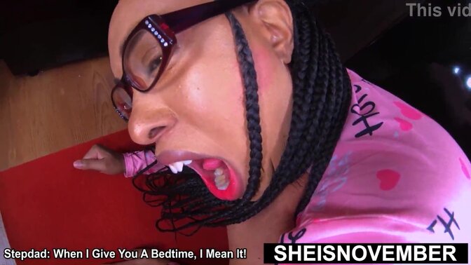 Ebony slut dominates with big dick in rough POV doggystyle