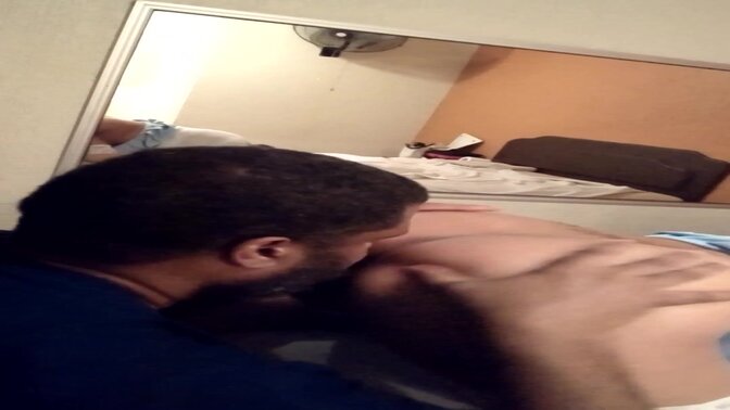 Mexican Latina enjoys black man's big booty