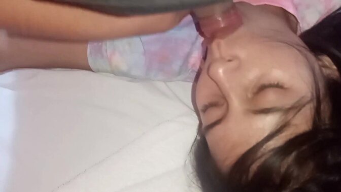 Peruvian babe with perfect tits surprises him during hard sex 