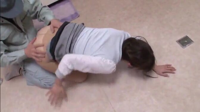 Plumber drains Asian wife's juices