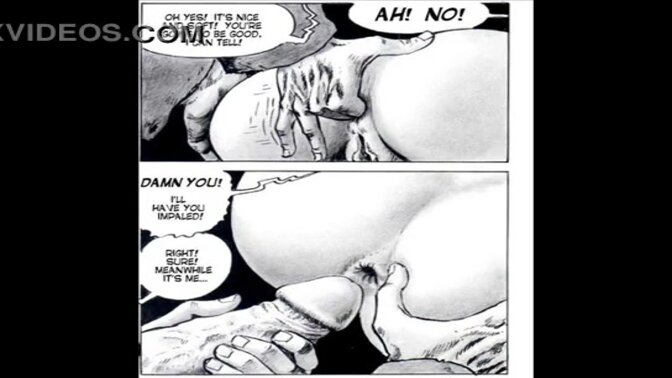 Rough and intense group sex in a BDSM dungeon