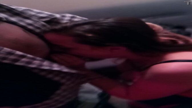 White dude gets his cock sucked for five minutes