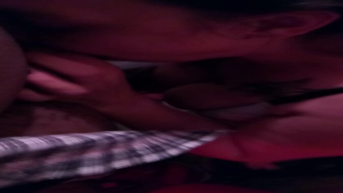 White dude gets his cock sucked for five minutes