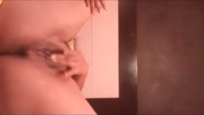 Mexican beauty Culona enjoys a jets massage as she jerks off to new pleasures 