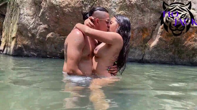 Amateur couple has doggy style sex with a cute puppy