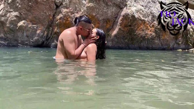 Amateur couple has doggy style sex with a cute puppy