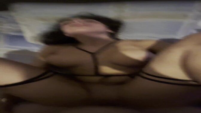 Busty woman takes a deep fist in her ass