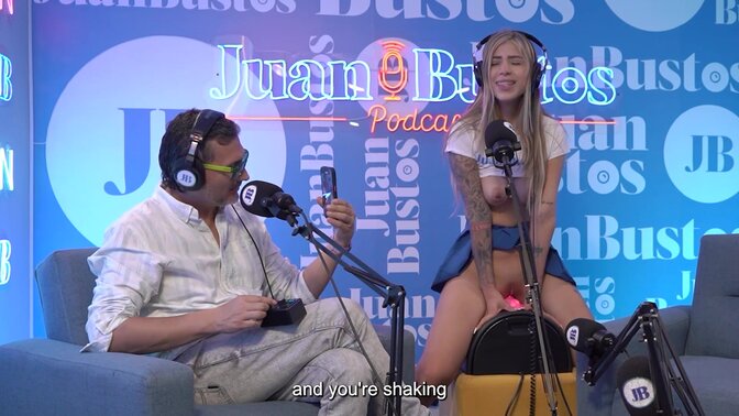 Petite and blonde MollySmith shows off her squirting skills on Juan Bustos