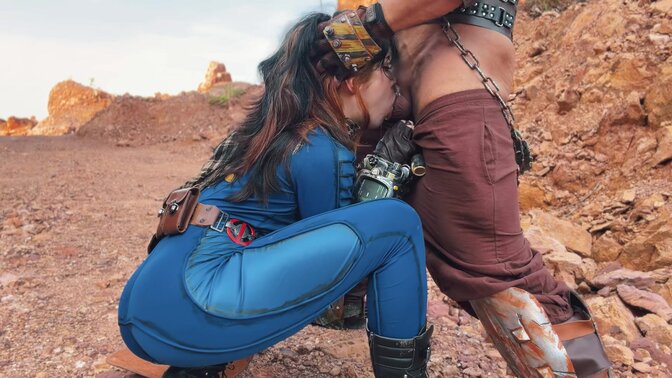 Sweetie Fox - New Fallout Cosplay: Public Blowjob and Sex