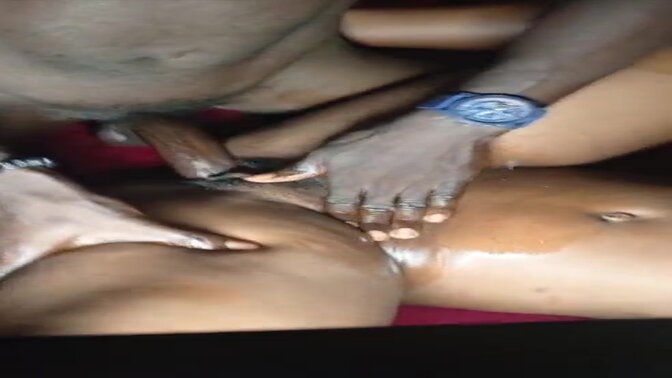 Ass bouncing beauty takes on a huge client and their onion booty.