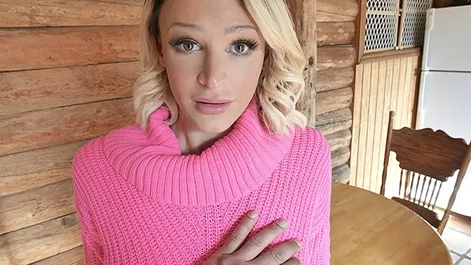 Emma Hix's submissive POV facefuck as stepdaddy cums on her