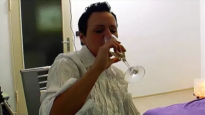 German babe gets triple penetration from hard dicks