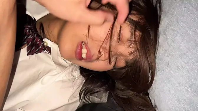 Young Asian slave takes big cock in homemade video