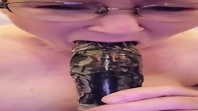 Hot blonde MILF sucks BBC